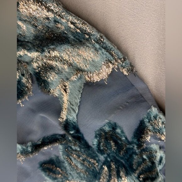 🆕 SIMKHAI 🧿 NWOT Halen Draped Velvet Mini Dress, Celestial Blue - Sz US 6 - Picture 15 of 15